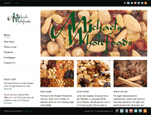 Tablet Screenshot of michaelswholefoods.co.uk